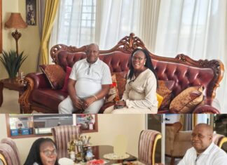 Ouganda / Kampala : Au nom du Gouverneur Bakomito, M. Felly Ututu a échangé avec la Ministre Evelyn Anite pour l’asphaltage du Pont Kibali à Dusu