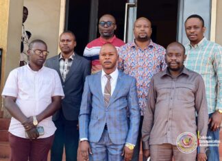 Haut-Uele : Le vice-gouverneur Christophe Dara reçoit une délégation du Fonds Forestier National venue de Kinshasa