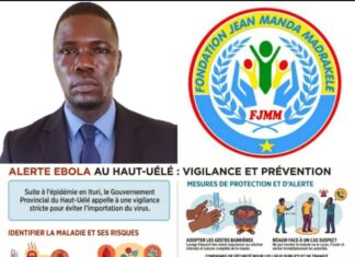Haut-Uele : La Fondation Jean Manda Madrakele, Appel à la vigilance contre l’expansion du Virus Ebola