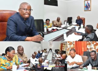 HAUT-UÉLÉ : Le Bureau de l’Assemblée provinciale évalue ses activités hebdomadaires et arrête le calendrier de clôture de la session de mars sous la conduite du Président Justin ZAMBA NDEZU