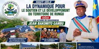 Haut-Uele : La Dynamique pour le Soutien et le Développement du Territoire de Rungu salue les actions du Gouverneur Jean Bakomito Gambu