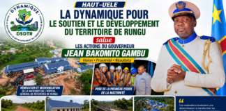 Haut-Uele : La Dynamique pour le Soutien et le Développement du Territoire de Rungu salue les actions du Gouverneur Jean Bakomito Gambu