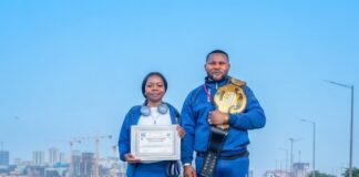RDC/SPORTS DE COMBAT : Sans l’appui de la Province, en mémoire de KELEKELE LITUKA le » GRAND « , << À plus de 20 ans après Champion Cœur de Lion ramène la Ceinture PELIKAN à Kisangani !